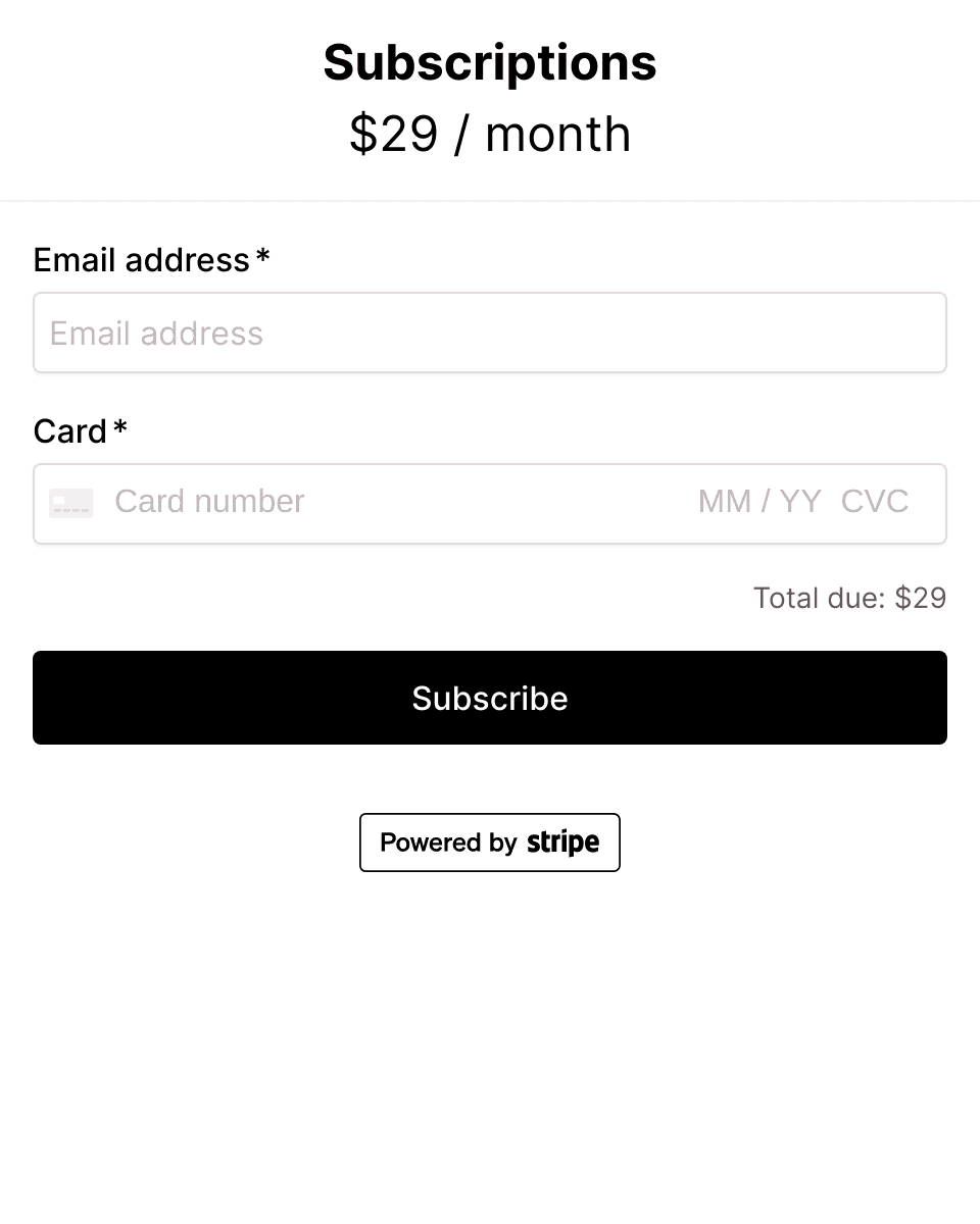 Subscriptions